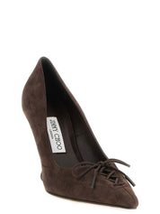 Jimmy Choo Brown Suede High Heel Pumps