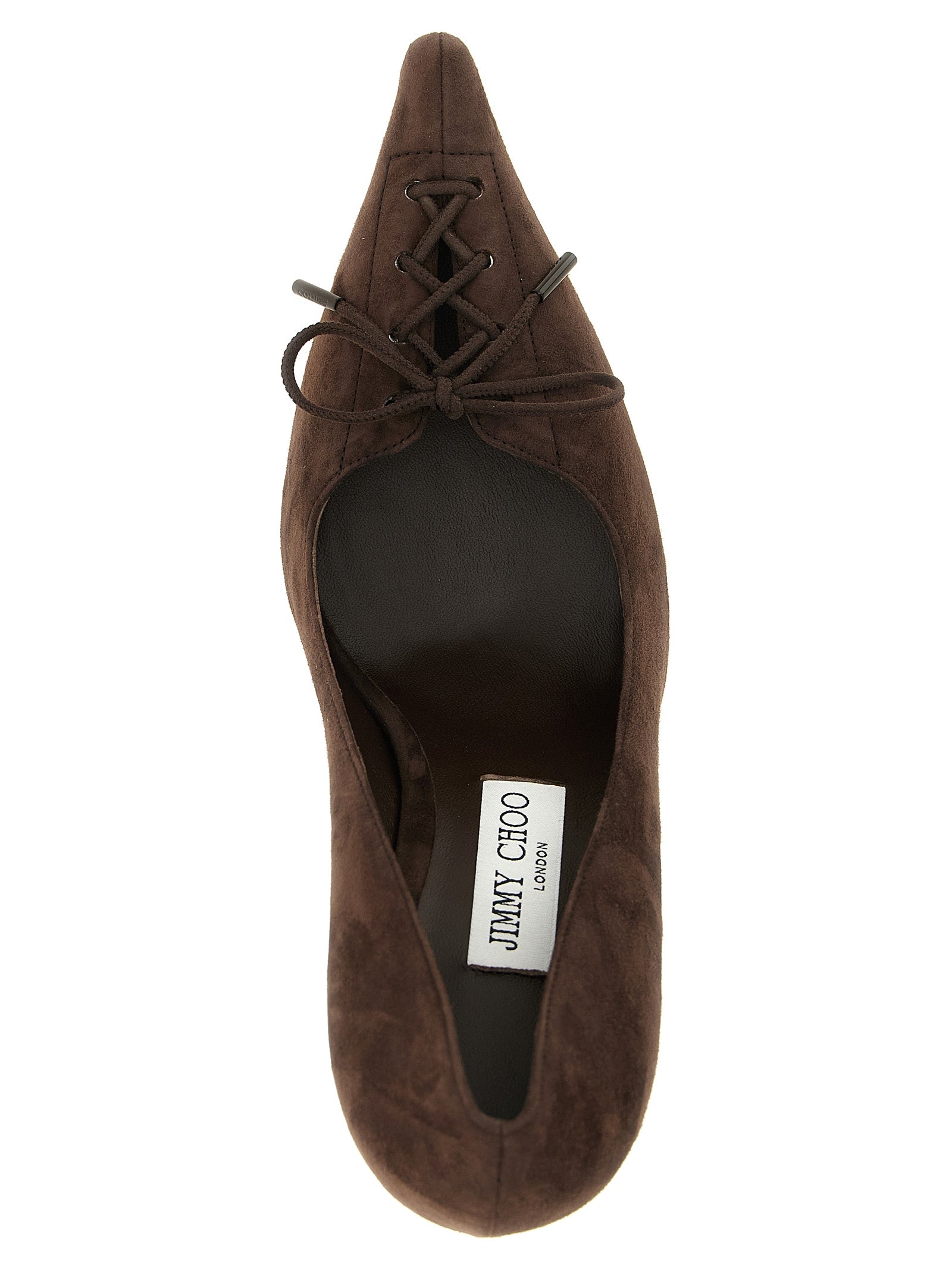 Jimmy Choo Brown Suede High Heel Pumps