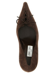Jimmy Choo Brown Suede High Heel Pumps