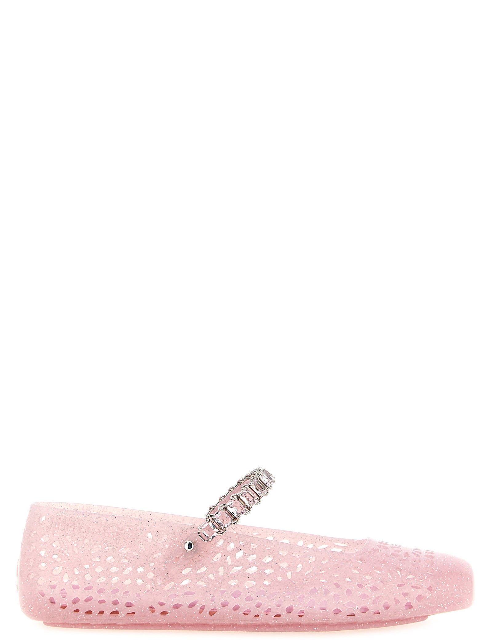 Jimmy Choo Pink TPU Ballet Flats