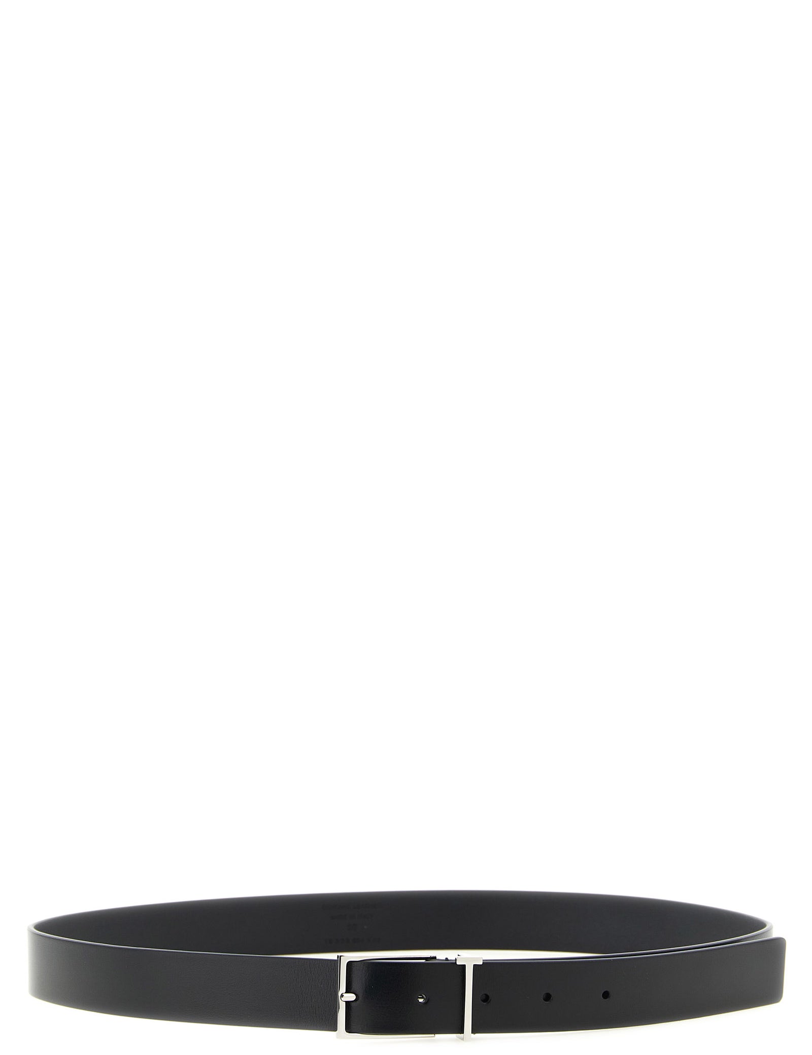 Tom Ford Black Calfskin Thin Belt