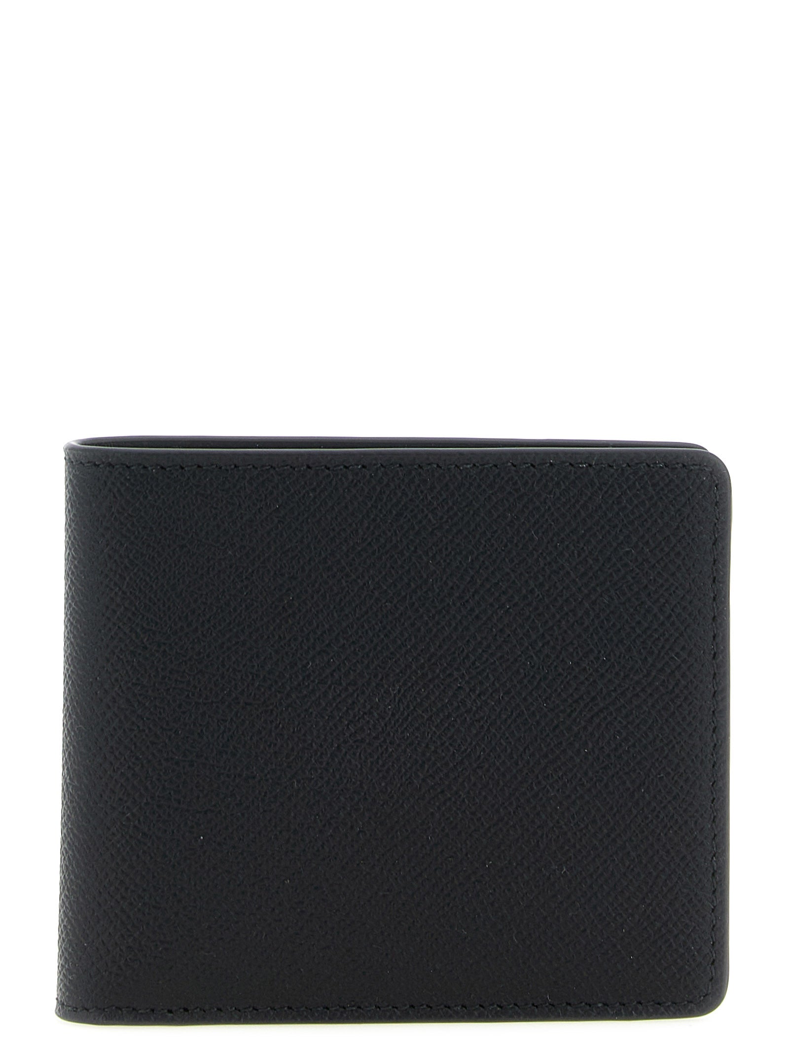 Maison Margiela Black Calfskin Folding Wallet