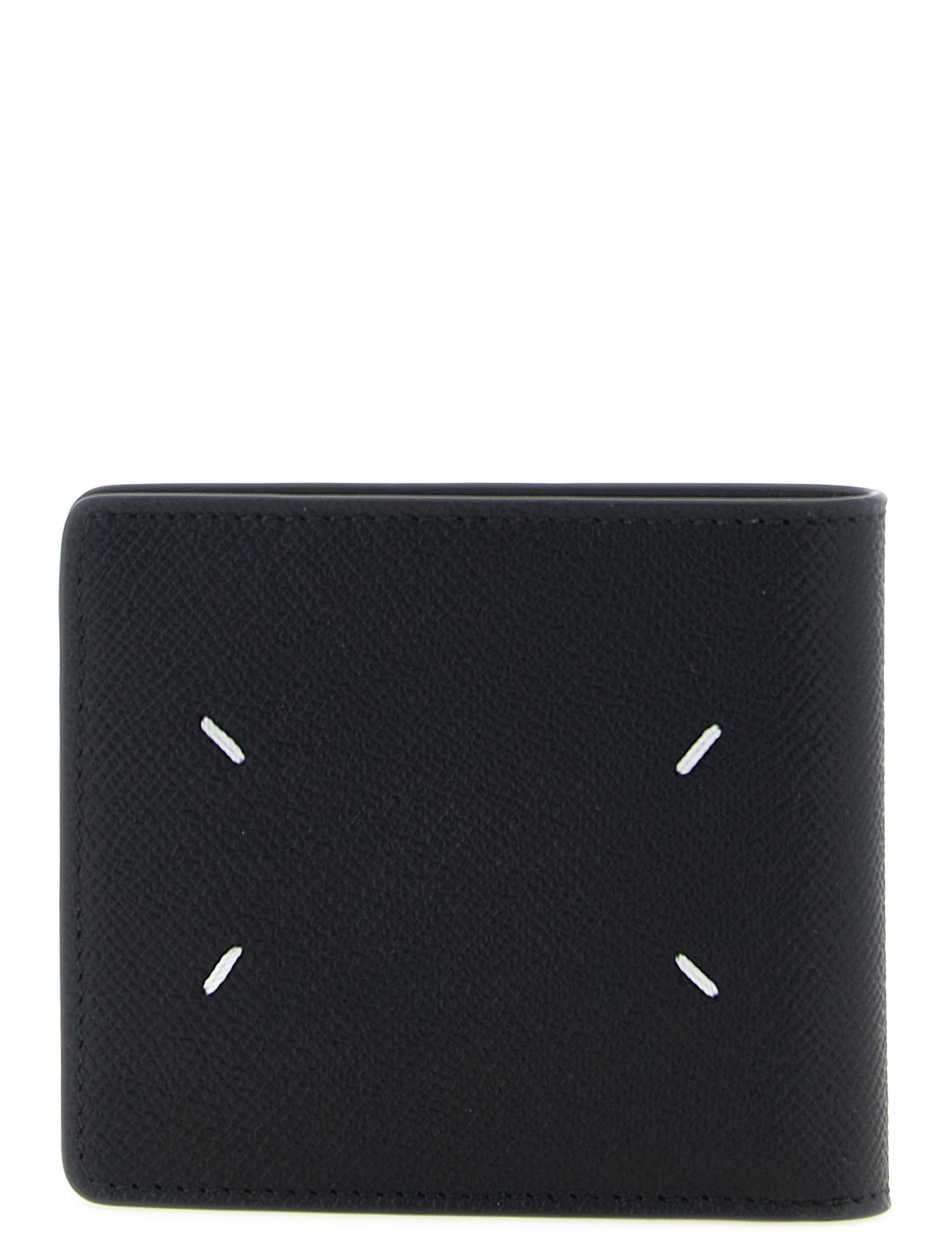 Maison Margiela Black Calfskin Folding Wallet
