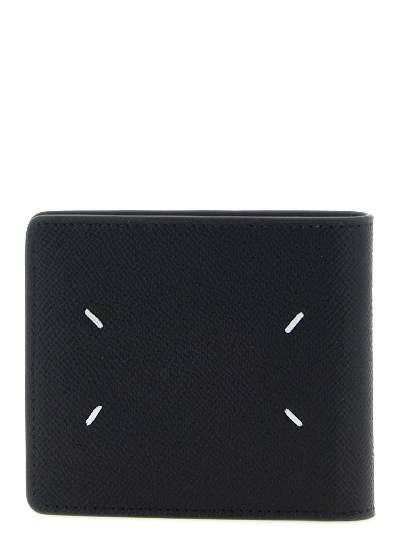 Maison Margiela Black Calfskin Folding Wallet