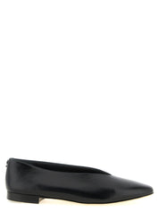 Jimmy Choo Black Leather Ballet Flats