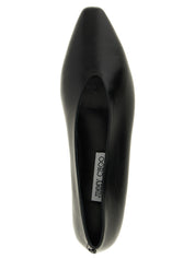 Jimmy Choo Black Leather Ballet Flats