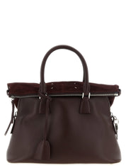 Maison Margiela Bordeaux Calfskin Shoulder Bag