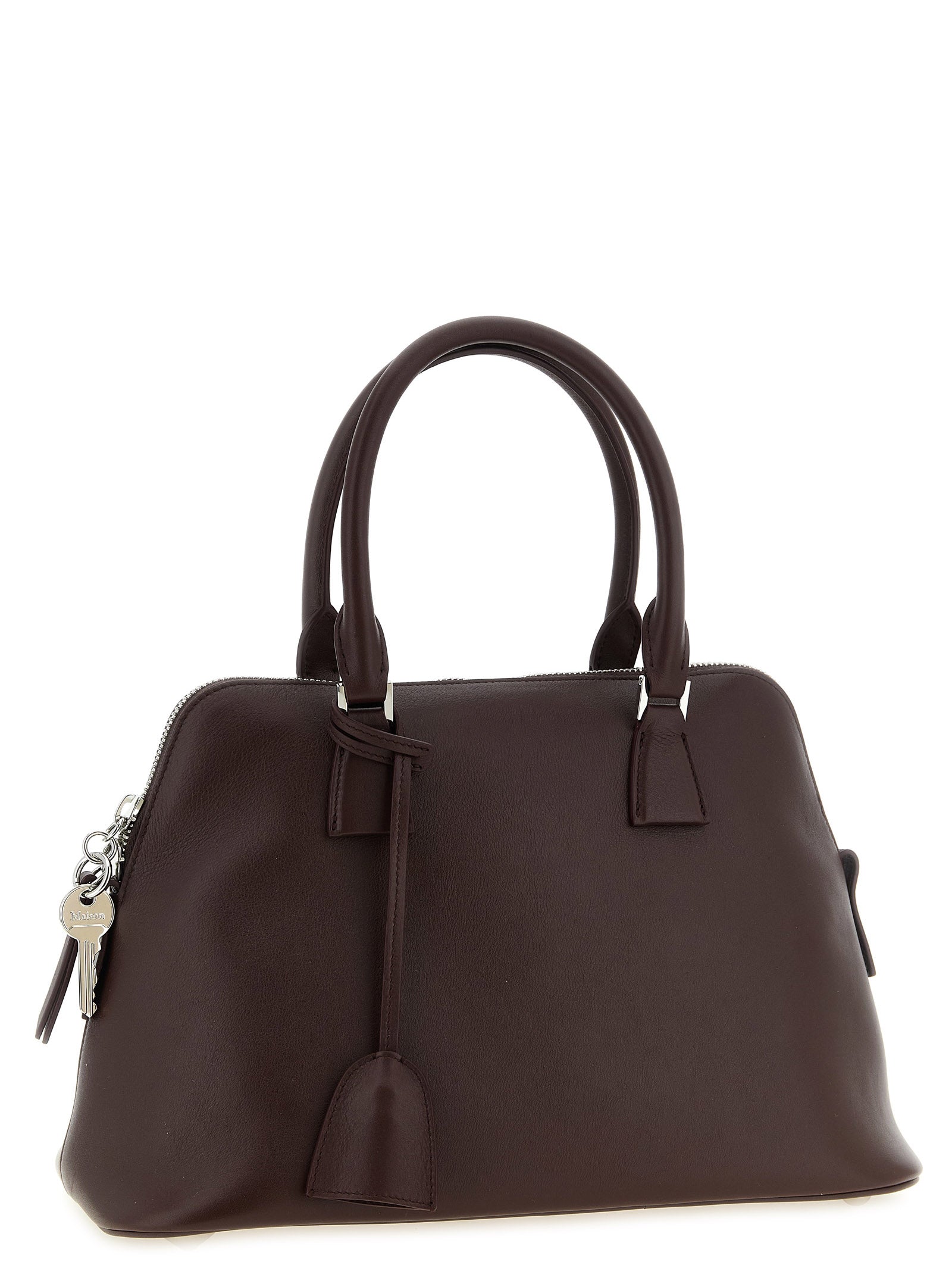 Maison Margiela Bordeaux Calfskin Shoulder Bag