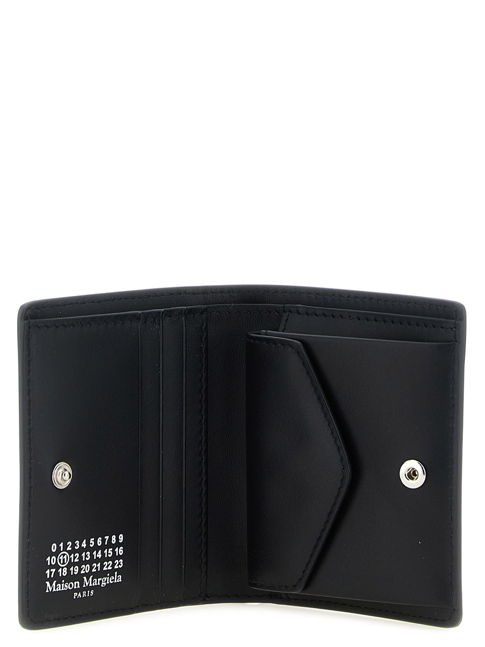 Maison Margiela Black Calfskin Bi-fold Wallet