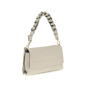 Coccinelle Beige Calf Leather Shoulder Bag