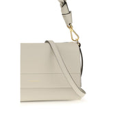 Coccinelle Beige Calf Leather Shoulder Bag