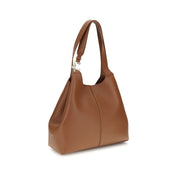 Coccinelle Brown Calf Leather Shoulder Bag