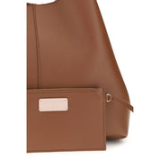 Coccinelle Brown Calf Leather Shoulder Bag