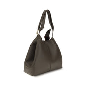 Coccinelle Brown Calf Leather Shoulder Bag