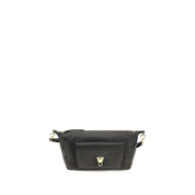 Coccinelle Black Calf Leather Shoulder Bag