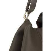 Coccinelle Brown Calf Leather Shoulder Bag