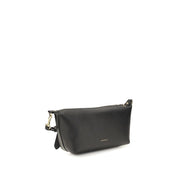 Coccinelle Black Calf Leather Shoulder Bag