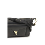 Coccinelle Black Calf Leather Shoulder Bag