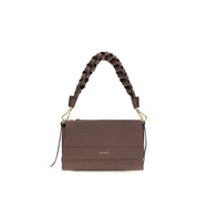 Coccinelle Brown Calf Leather Shoulder Bag