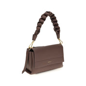 Coccinelle Brown Calf Leather Shoulder Bag