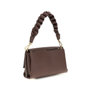 Coccinelle Brown Calf Leather Shoulder Bag