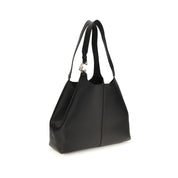 Coccinelle Black Calf Leather Shoulder Bag