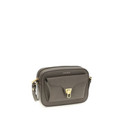 Coccinelle Brown Calf Leather Shoulder Bag