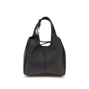 Coccinelle Black Calf Leather Shoulder Bag