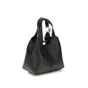 Coccinelle Black Calf Leather Shoulder Bag