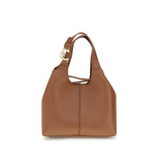 Coccinelle Brown Calf Leather Shoulder Bag