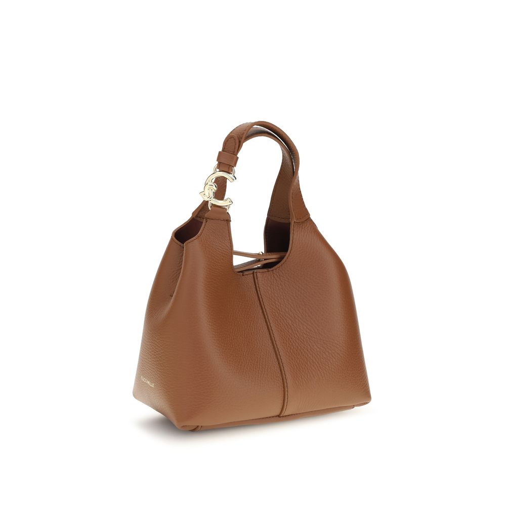 Coccinelle Brown Calf Leather Shoulder Bag
