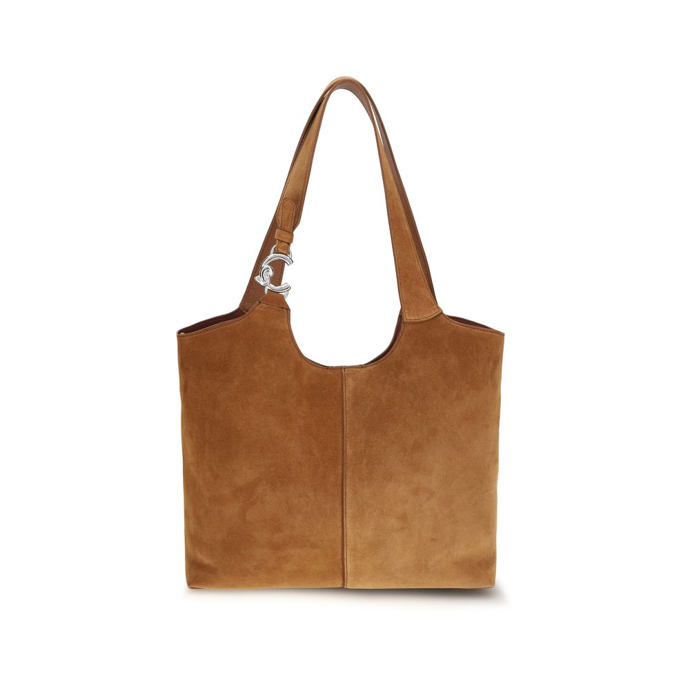 Coccinelle Brown Calf Leather Shoulder Bag