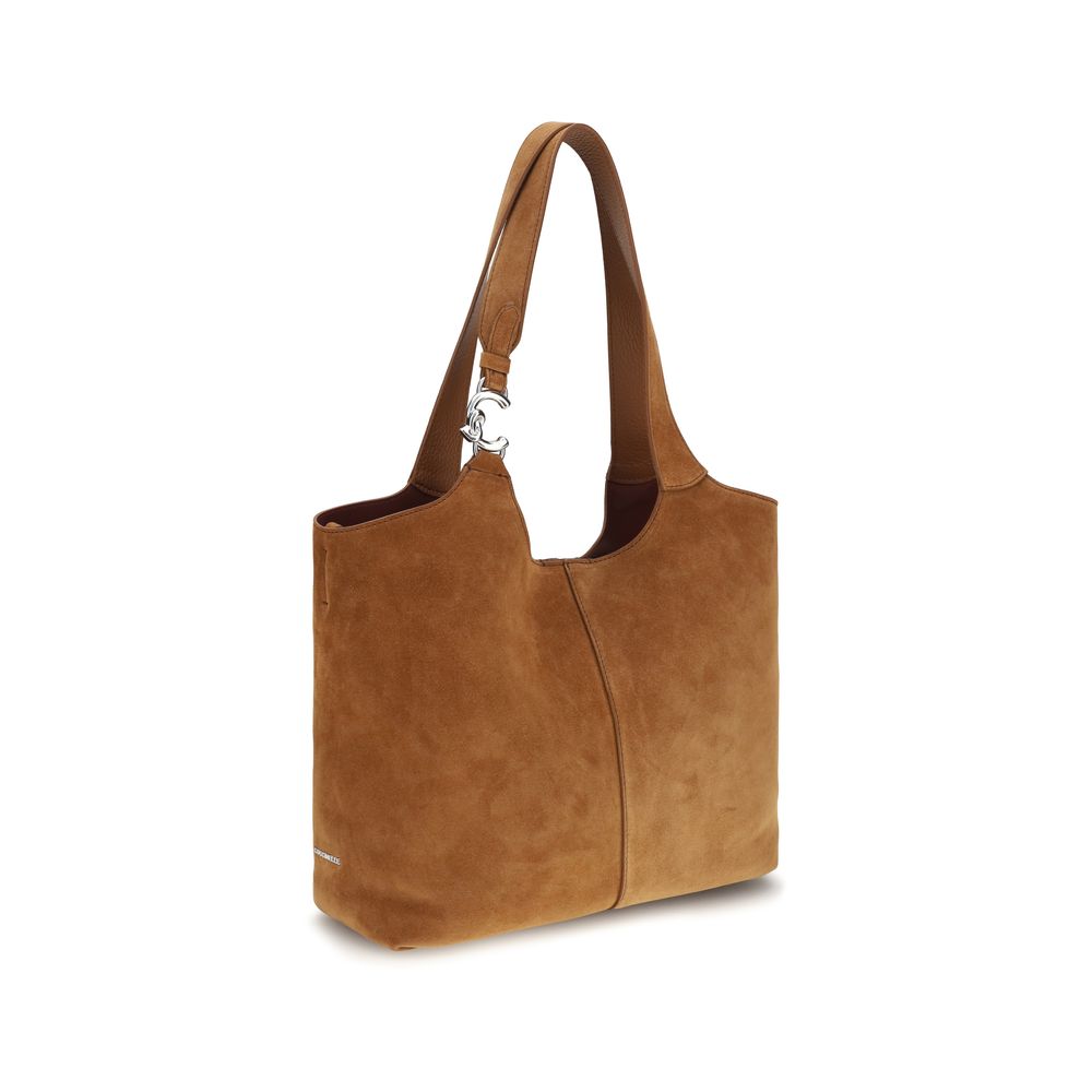 Coccinelle Brown Calf Leather Shoulder Bag