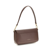 Coccinelle Brown Calf Leather Shoulder Bag