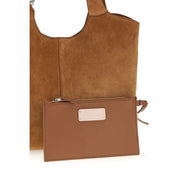 Coccinelle Brown Calf Leather Shoulder Bag