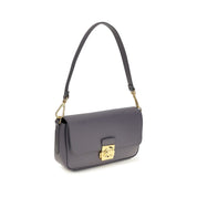 Coccinelle Blue Calf Leather Shoulder Bag