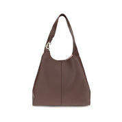 Coccinelle Beige Calf Leather Shoulder Bag