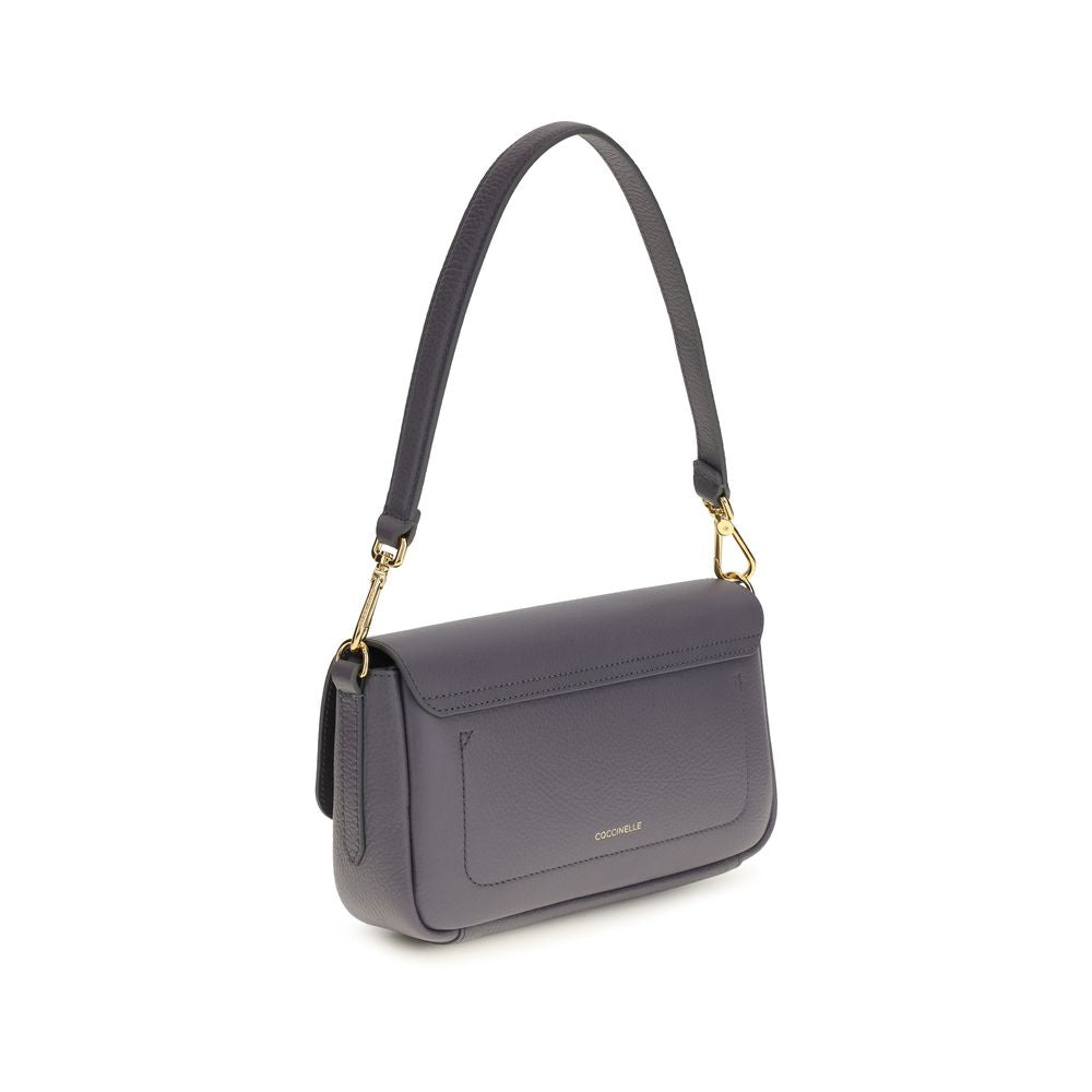 Coccinelle Blue Calf Leather Shoulder Bag