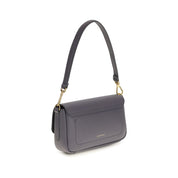 Coccinelle Blue Calf Leather Shoulder Bag