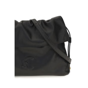 Coccinelle Black Calf Leather Shoulder Bag