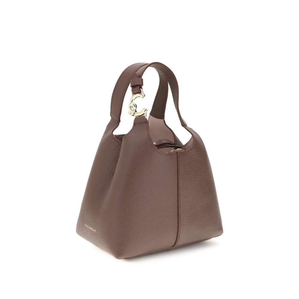 Coccinelle Beige Calf Leather Shoulder Bag