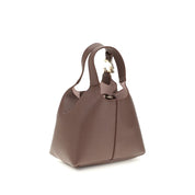 Coccinelle Beige Calf Leather Shoulder Bag