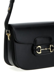 Gucci Black Textured Leather Shoulder Bag