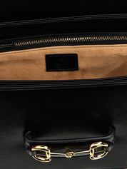Gucci Black Textured Leather Shoulder Bag