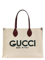 Gucci Beige Polyurethane Tote Bag