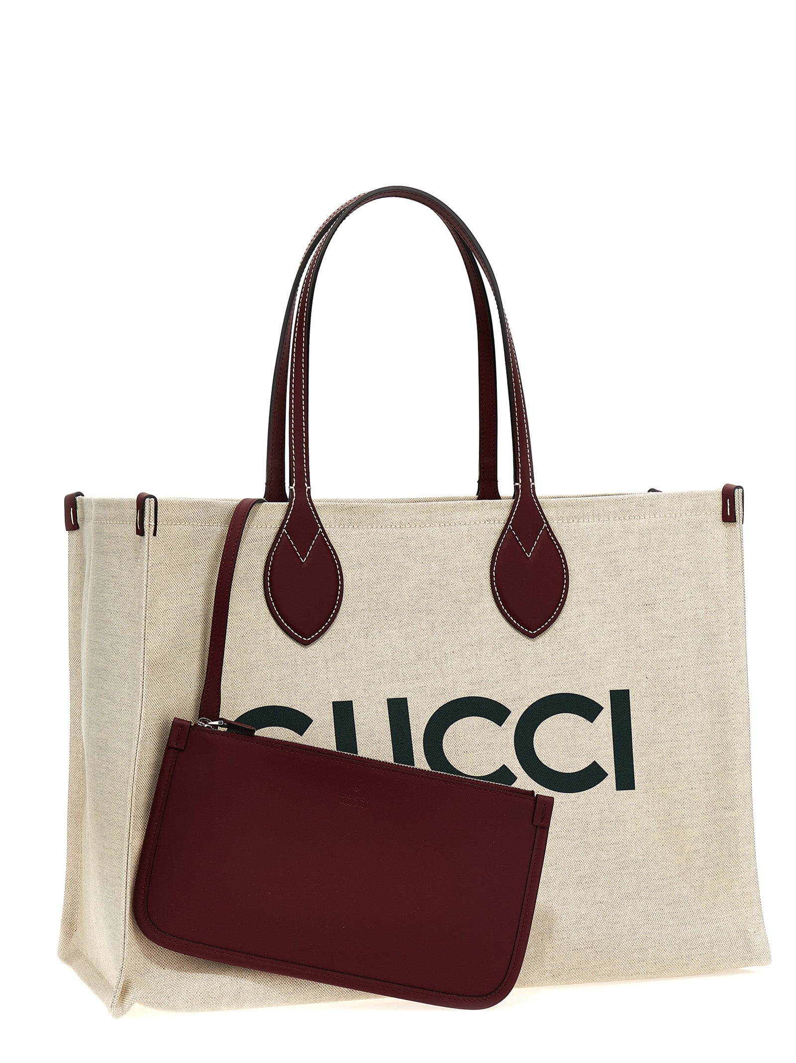 Gucci Beige Polyurethane Tote Bag