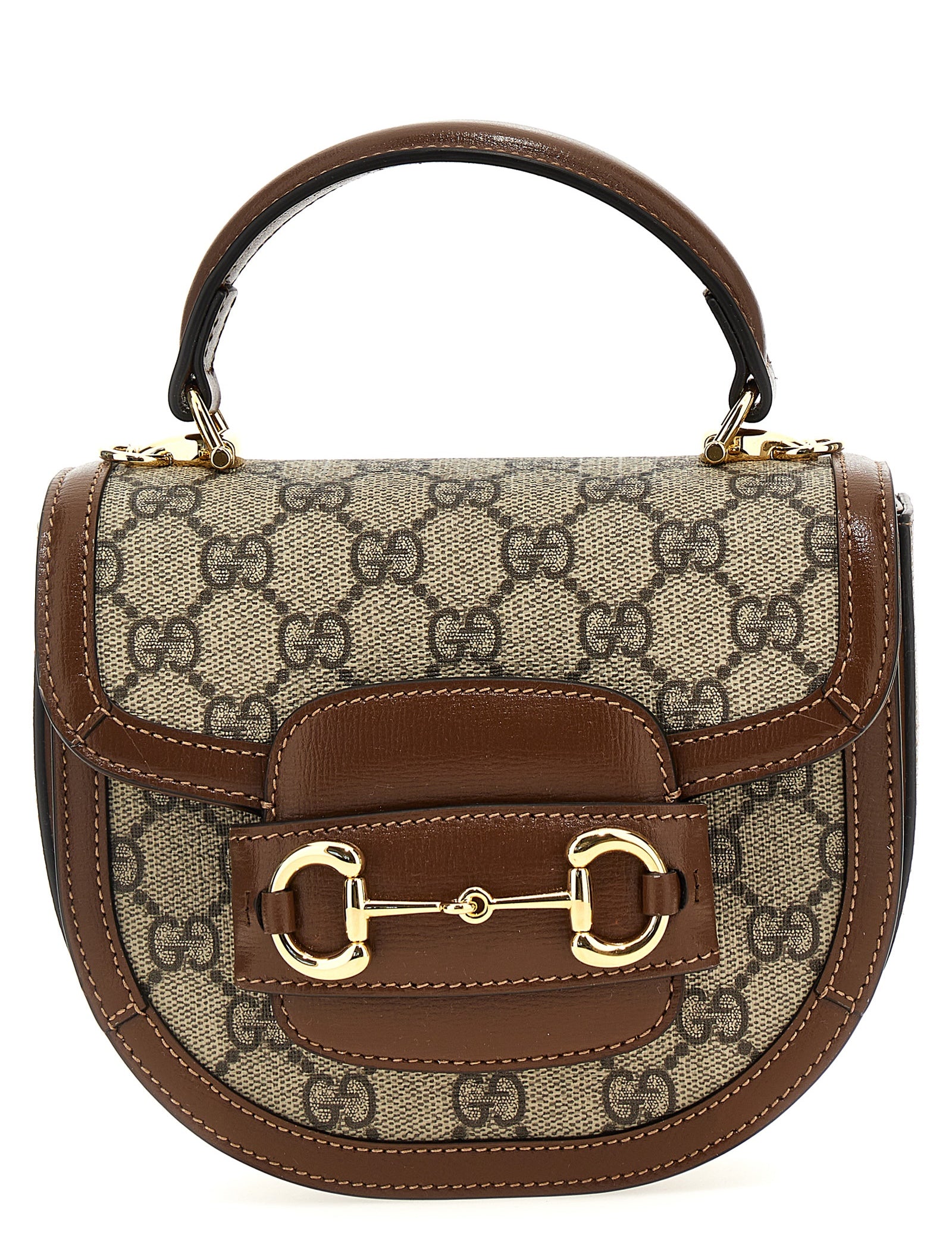 Gucci Brown Polyurethane Handbag