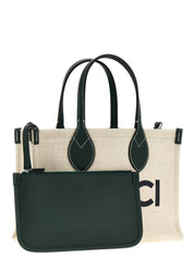 Gucci Multicolor Polyurethane Mini Canvas Shopping Bag