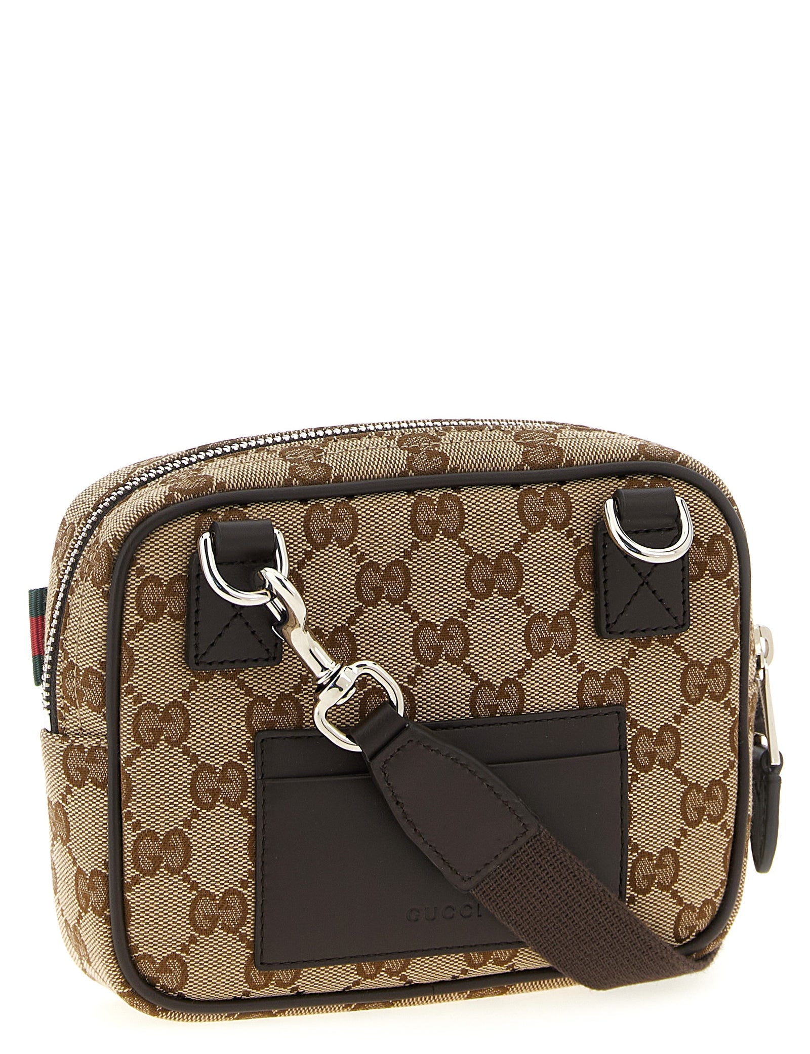 Gucci Beige Polyester Crossbody Bag