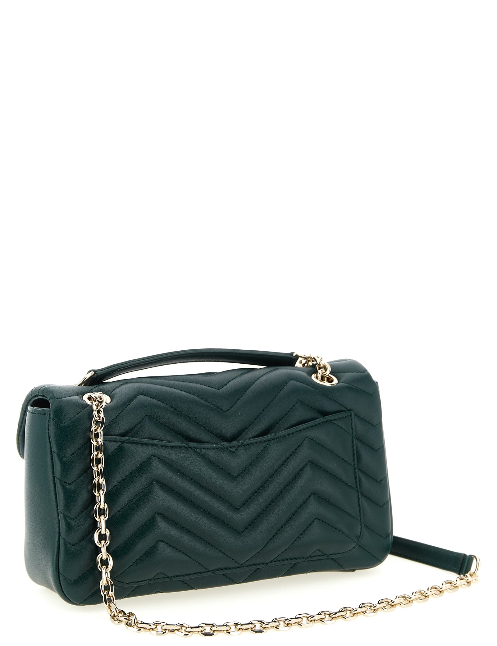 Gucci Green Lamb Leather Shoulder Bag